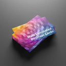 Soft Touch Laminated Business Cards (Double Sided)