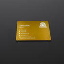 Engraved Metal Business Cards
