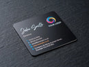 Square Metal Business Cards