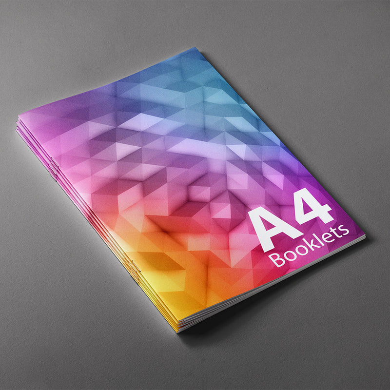 A4 Saddle Stitched Booklets on 170gsm Throughout