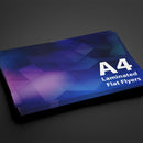 A4 Matt Laminated Flat Flyers on 300gsm (Double Sided)