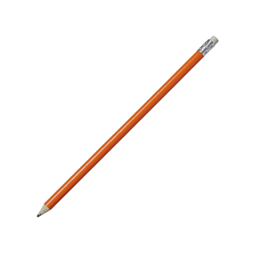Alegra Pencils + Eraser with 1 Colour Print