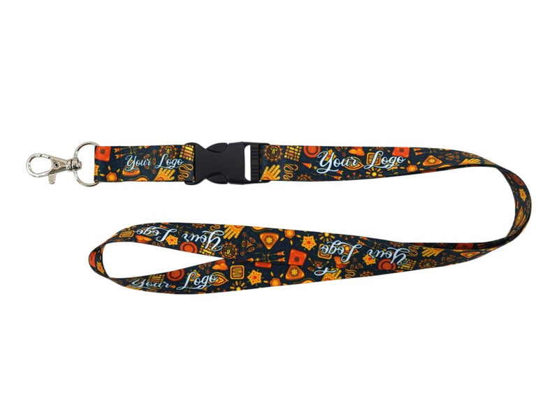 Double Sided Lanyard With Buckle